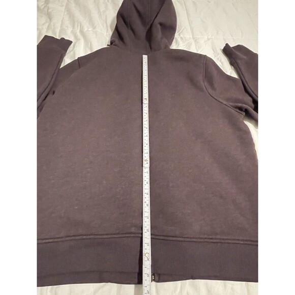 Carhartt Hoodie Womens Large Purple  Sherpa Fleece Lined Relaxed Fit Full Zip - Picture 9 of 10